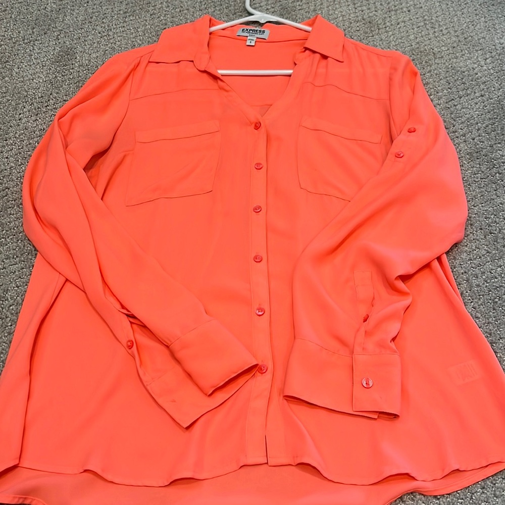 Hot pink/coral Express Portofino shirt
